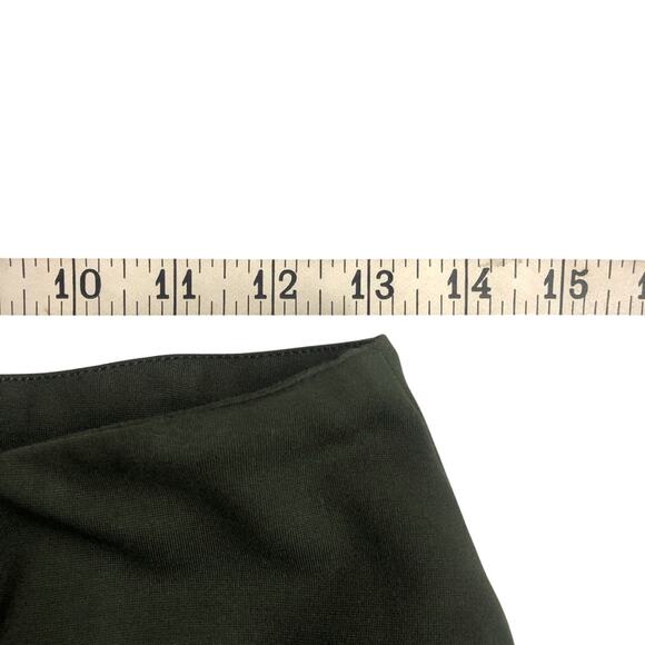 NWT New Directions Ponte Pull On Green Slim Leg Stretch Pants Stylish Versatile - Picture 15 of 16